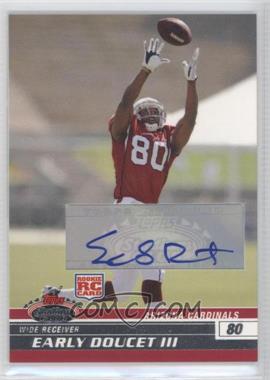 2008 Topps Stadium Club - [Base] - Rookie Autographs #128 - Early Doucet III
