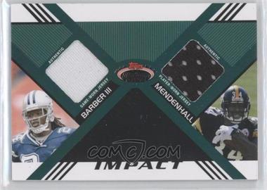 2008 Topps Stadium Club - Impact Dual Relics #DR-BME - Rashard Mendenhall, Marion Barber III /50