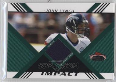 2008 Topps Stadium Club - Impact Relics #IR-JL - John Lynch /1349