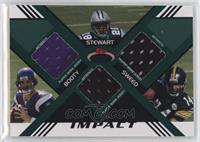 John David Booty, Jonathan Stewart, Limas Sweed #/50