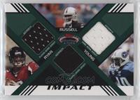 Matt Ryan, JaMarcus Russell, Vince Young #/50