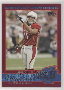 2008 Topps Super Bowl XLII - 16 Card Set #7 - Larry Fitzgerald /1000