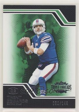 2008 Topps Triple Threads - [Base] - Emerald #22 - Trent Edwards /149