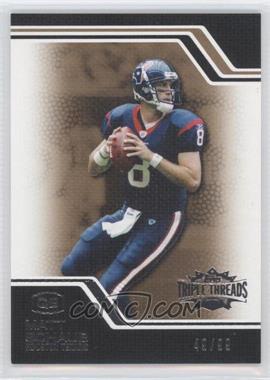 2008 Topps Triple Threads - [Base] - Gold #19 - Matt Schaub /99