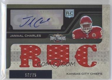 2008 Topps Triple Threads - [Base] - Sepia #117 - Jamaal Charles /75