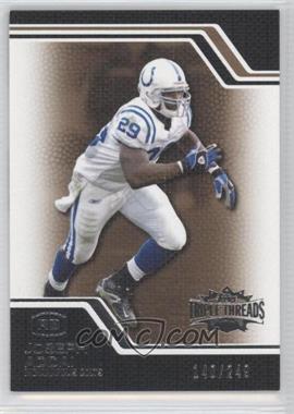 2008 Topps Triple Threads - [Base] - Sepia #35 - Joseph Addai /249