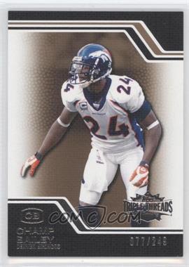 2008 Topps Triple Threads - [Base] - Sepia #85 - Champ Bailey /249