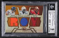 Brian Urlacher, Shawne Merriman, Patrick Willis [BGS 9 MINT] #/6