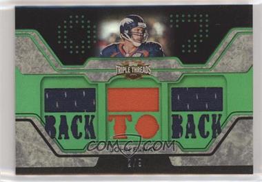 2008 Topps Triple Threads - Relics - Emerald #TTR-35 - John Elway /9