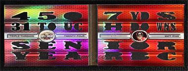 2008 Topps Triple Threads - Twenty-Four Piece Relics #TFR-15 - Matt Ryan /9 [Noted]