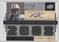 Premier Rookie Signature Memorabilia - Dustin Keller #/60