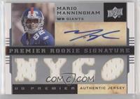 Premier Rookie Signature Memorabilia - Mario Manningham #/60