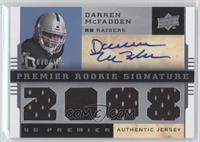 Premier Rookie Signature Memorabilia - Darren McFadden #/199