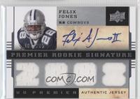 Premier Rookie Signature Memorabilia - Felix Jones #/275