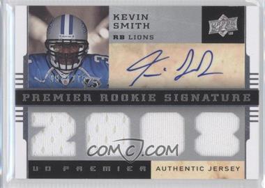 2008 UD Premier - [Base] #123 - Premier Rookie Signature Memorabilia - Kevin Smith /275