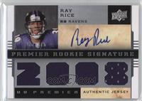 Premier Rookie Signature Memorabilia - Ray Rice #/275