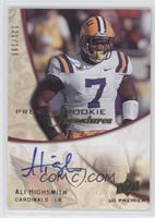 Premier Rookie Signatures - Ali Highsmith #/199