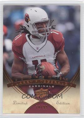 2008 UD Premier - [Base] #63 - Larry Fitzgerald /99