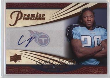 2008 UD Premier - Premier Penmanship #PP22 - Chris Johnson /65