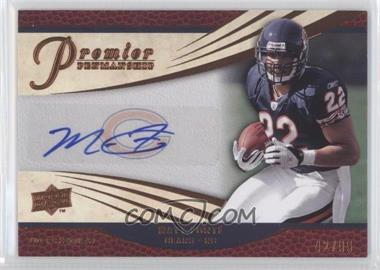 2008 UD Premier - Premier Penmanship #PP75 - Matt Forte' /99