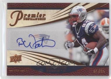 2008 UD Premier - Premier Penmanship #PP8 - Ben Watson /65