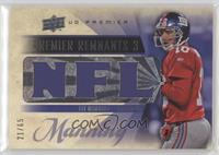 Eli Manning #/65