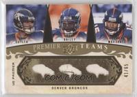 Jay Cutler, Champ Bailey, Brandon Marshall #/65