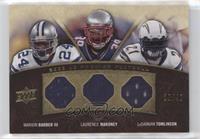 Marion Barber III, Laurence Maroney, LaDainian Tomlinson #/40