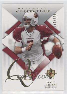 2008 Ultimate Collection - [Base] #89 - Matt Leinart /275