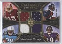 Malcolm Kelly, Eddie Royal, Chris Johnson, Ray Rice #/50