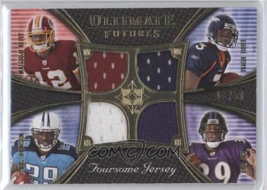 2008 Ultimate Collection - Ultimate Futures Foursomes Jerseys - Gold #UFRJ-4 - Malcolm Kelly, Eddie Royal, Chris Johnson, Ray Rice /50