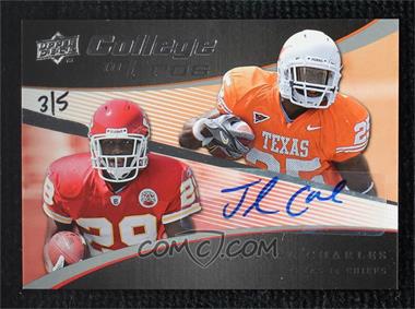 2008 Upper Deck - College to Pros - Autographs #CP6 - Jamaal Charles /5