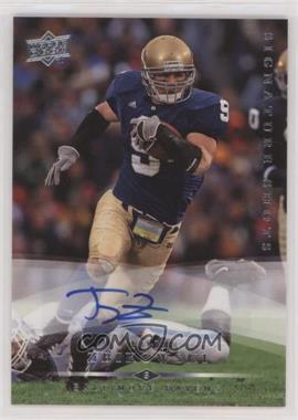 2008 Upper Deck - Signature Shots #SS54 - Tom Zbikowski