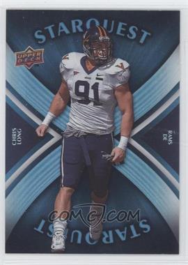 2008 Upper Deck - Starquest - Rainbow Blue #SQ7 - Chris Long