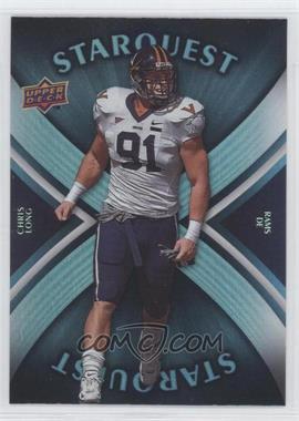 2008 Upper Deck - Starquest - Rainbow Blue #SQ7 - Chris Long