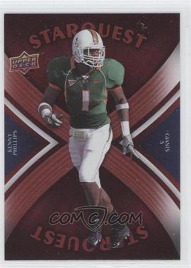 2008 Upper Deck - Starquest - Rainbow Red #SQ18 - Kenny Phillips