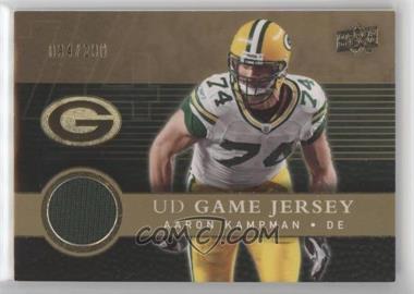 2008 Upper Deck - UD Game Jersey - Gold #UDGJ-AK - Aaron Kampman /200