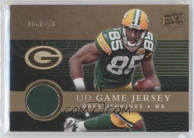 2008 Upper Deck - UD Game Jersey - Gold #UDGJ-GJ - Greg Jennings /200