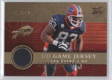 2008 Upper Deck - UD Game Jersey - Gold #UDGJ-LE - Lee Evans /200