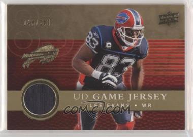 2008 Upper Deck - UD Game Jersey - Gold #UDGJ-LE - Lee Evans /200