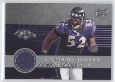 2008 Upper Deck - UD Game Jersey #UDGJ-RL - Ray Lewis