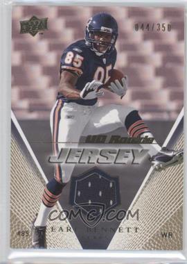 2008 Upper Deck - UD Rookie Jersey - Gold #UDRJ-EB - Earl Bennett /350