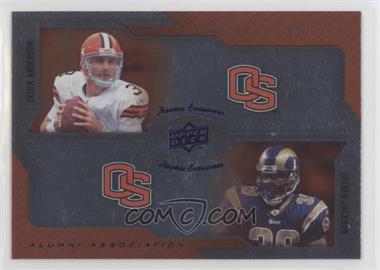 2008 Upper Deck Draft Edition - [Base] - Blue Exclusives #208 - Alumni Association - Derek Anderson, Steven Jackson