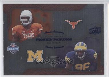 2008 Upper Deck Draft Edition - [Base] - Blue Exclusives #217 - Pigskin Pairings - Limas Sweed, Mario Manningham