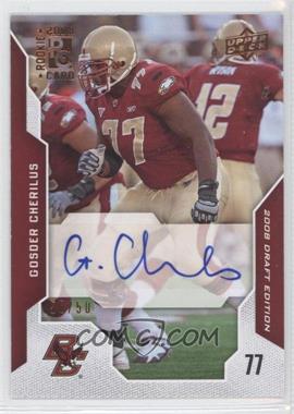 2008 Upper Deck Draft Edition - [Base] - Bronze Exclusives Autographs #9 - Gosder Cherilus /50