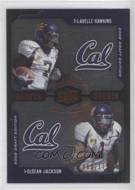 2008 Upper Deck Draft Edition - [Base] - Bronze Exclusives #233 - Campus Combos - Lavelle Hawkins, DeSean Jackson /175