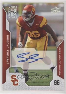 2008 Upper Deck Draft Edition - [Base] - Exclusives Autographs #63 - Lawrence Jackson