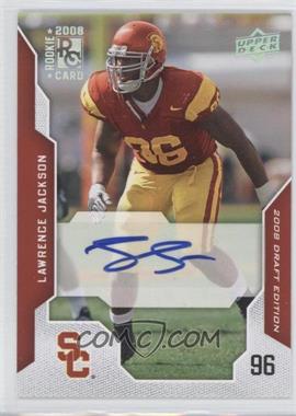 2008 Upper Deck Draft Edition - [Base] - Exclusives Autographs #63 - Lawrence Jackson