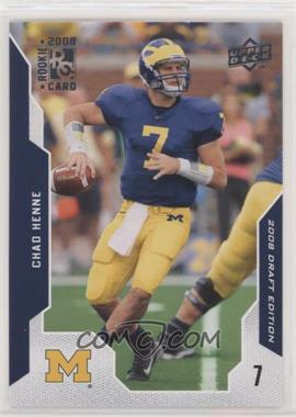 2008 Upper Deck Draft Edition - [Base] - Green Exclusives #12 - Chad Henne