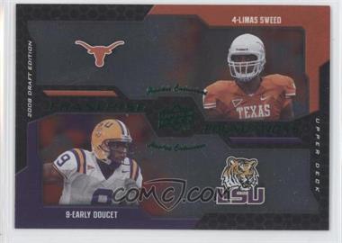 2008 Upper Deck Draft Edition - [Base] - Green Exclusives #229 - Franchise Foundations - Early Doucet, Limas Sweed